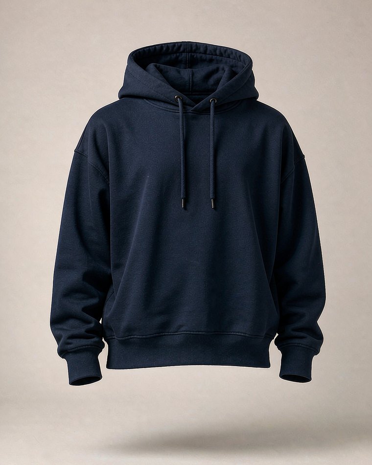 Heavy Hoodie in Navy