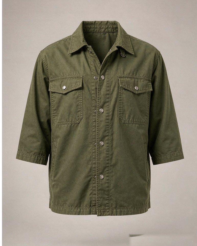 Overshirt in Olive